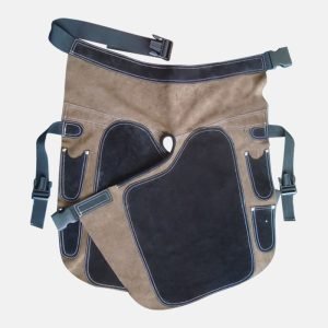 Farrier Chap 100 % Genuine Suede Leather and Canvas Apron